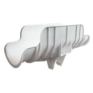 Insuguard TBCI425W Bandeja Blanca ø 4,250pulg (108mm) ancho 12pulg largo clip de montaje 1-5/8 x 1-5/8