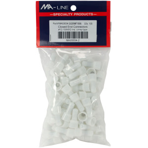 MA-Line MA03034-2 Closed End Connectors 12-10, 5/8 in. Bag of 100ea MA-Line MA03034-2 Closed End Connectors 12-10, 5/8 in. Bag of 100ea