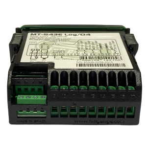 Full Gauge MT-543E Log Electronic Control for Cooling and Heating applications. 1 Sensor, 4 Outlet, Datalogger, 110/220V, Sitrad Compatible