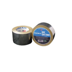 Polyken 332 Aluminum Foil Tape Utility Grade for HVAC 3inX50yd