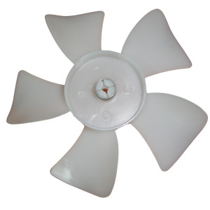 Appli Parts APFB-450Aspa Plastica Para Motor Evaporador de Nevera Refrigerador, 4 pulg, Rotacion CCW, Eje de 1/8 pulg, 5 Aletas, Sirve WR60X114AP,317