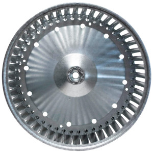 LAU 01331606 Double Inlet Blower Wheel 10-5/8 in D x 10-5/8 in W x 1/2 in Bore Concave CCW LAU 01331606 Double Inlet Blower Wheel 10-5/8 in D x 10-5/8 in W x 1/2 in Bore Concave CCW