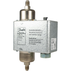 Danfoss 060B201291 Control de Diferencial de Presion de Aceite MP55, 4.3 a 65 psig de ajuste, 175 psig LBP, 45 Sec reconexion, 1/4 pulg macho Danfoss 060B201291 Control de Diferencial de Presion de Aceite MP55, 4.3 a 65 psig de ajuste, 175 psig LBP, 45 Sec reconexion, 1/4 pulg macho