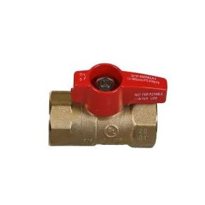 GB 92-4242 3/4 in FIP x 3/4 in FIP Valvula de Cierre para Gas LP
