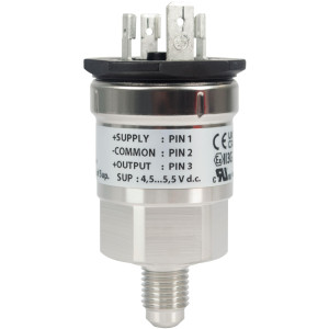 Danfoss 060G0090 Transductor de Presion AKS 32R, Flare 1/4 pulg, conexiones 7/16-20