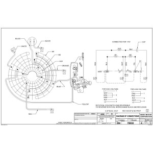 US Motors D32C1J14 1.5 HP 3600 rpm, 115/208-230 V, 60 Hz, 1 Ph, 1 eje, ODP, 1 Velocidad, Rotacion Reversible, Marco 143T, C063HYP5198012B