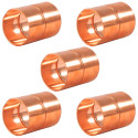 NDL N-8004 Union 7/8 pulg Accesorios de tuberia de cobre C x C Conexiones soldadas para aplicaciones de aire acondicionado, calefaccion y Ventilacion