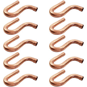 Appli Parts AP-PT034 3/4 in P-Trap Sifon CxC Sweat Copper pipe fitting connections for refrigeration, air conditioning and plumbing applications ACR and Type L copper pipe (10 x Bag) Appli Parts AP-PT034 3/4 in P-Trap Sifon CxC Sweat Copper pipe fitting connections for refrigeration, air conditioning and plumbing applications ACR and Type L copper pipe (10 x Bag)
