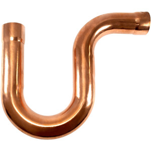 Appli Parts AP-PT138 1-3/8 in Wrot Copper Suction P-Trap ODF CxC connections for refrigeration, air conditioning and plumbing applications ACR and Type L copper pipe Appli Parts AP-PT138 1-3/8 in Wrot Copper Suction P-Trap ODF CxC connections for refrigeration, air conditioning and plumbing applications ACR and Type L copper pipe