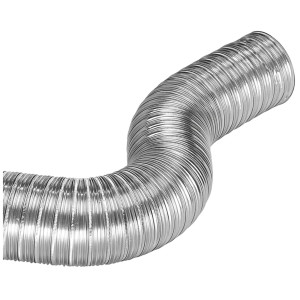 Lambro Usa 302T Ducto de Aluminio Flexible 4 pulg X 8 pies