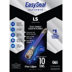 Nu-Calgon 4050-08 EasySeal LS Direct Inject, Sirve de 2 a 10 Tons, Sellante para fugas en Sistemas de Aire Acondicionado Nu-Calgon 4050-08 EasySeal LS Direct Inject, Sirve de 2 a 10 Tons, Sellante para fugas en Sistemas de Aire Acondicionado